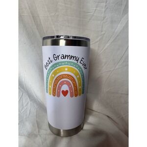KLUBI Best Grammy Ever- Gifts for Women - Grammy Tumbler Gift White (20 Ounce)